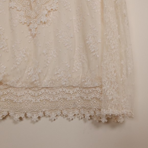 Michael Marcella by Barbara Chodos Vintage Victorian-Style Retro Lace Blouse - Picture 3 of 10
